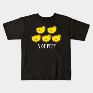 Five Of PEEP - Respiratory Therapist Kids T-Shirt